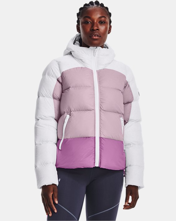 Women's UA Storm ColdGear® Infrared Down Blocked Jacket, White, pdpMainDesktop image number 0